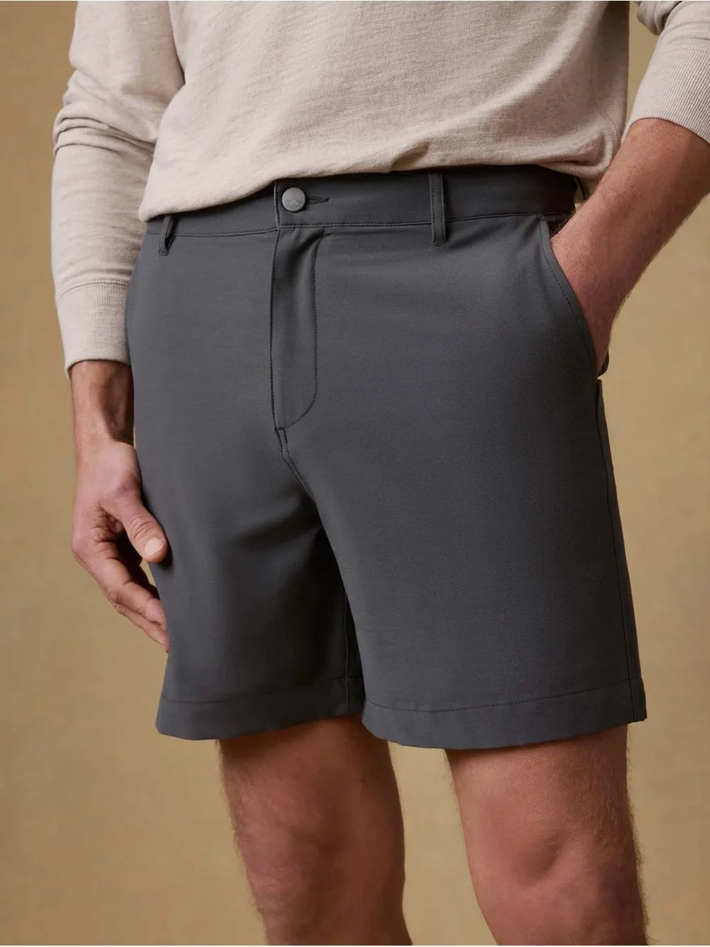Faherty All Day Short - Mountain Coal